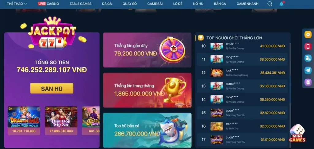 Biểu tượng độ biến động cao và thấp trong slot game fh8831